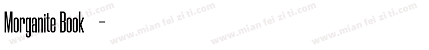 Morganite Book字体下载字体转换